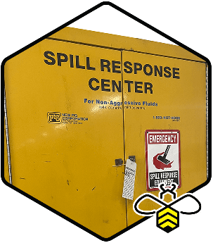 Spill response center for non-aggressive fluids in Raleigh, NC